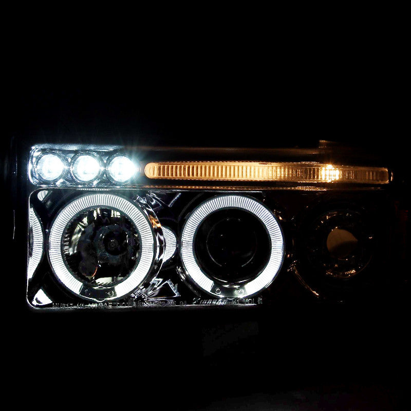 Spec-D 94-02 Dodge Ram Projector Headlights Chrome/Clear
