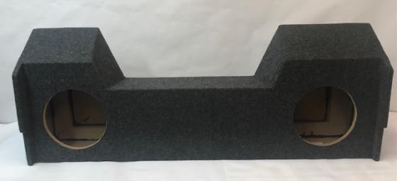 2019 & UP Dodge Crew cab. Pro-Carpeted Subwoofer Box sub Box 2X10