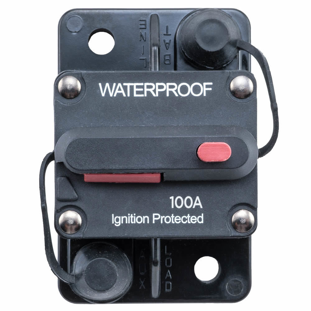 Install Bay E-CB100MR Circuit Breaker Manual Reset IP67 Rated - 100 Amp