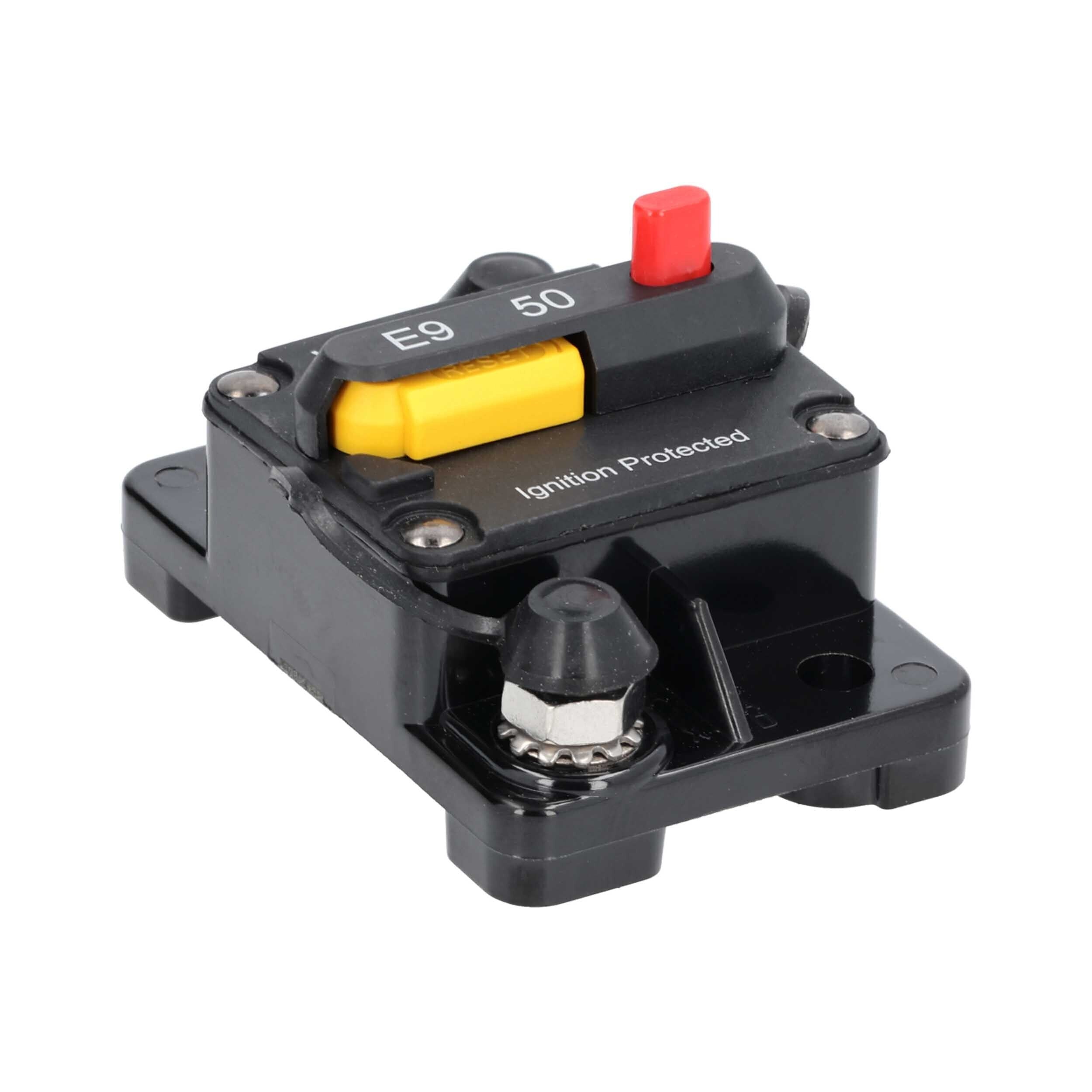 EL-CB50MR Circuit Breaker Manual Reset w/LED 50 AMP