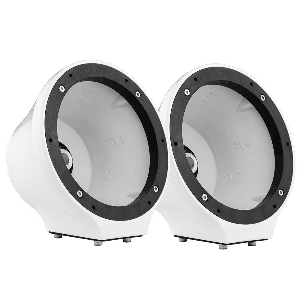 DS18 6.5” Universal Flat Mount Kick Panel Speaker Pod – Jet Skis, Jeeps, Motorcycles – RGB LED Lights