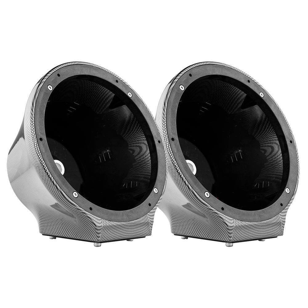 DS18 8” Universal Flat Mount Kick Panel Speaker Pod – Jet Skis, Jeeps, Motorcycles – RGB LED Lights