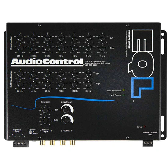Audio control eql 2 channel trunk-mount equalizer