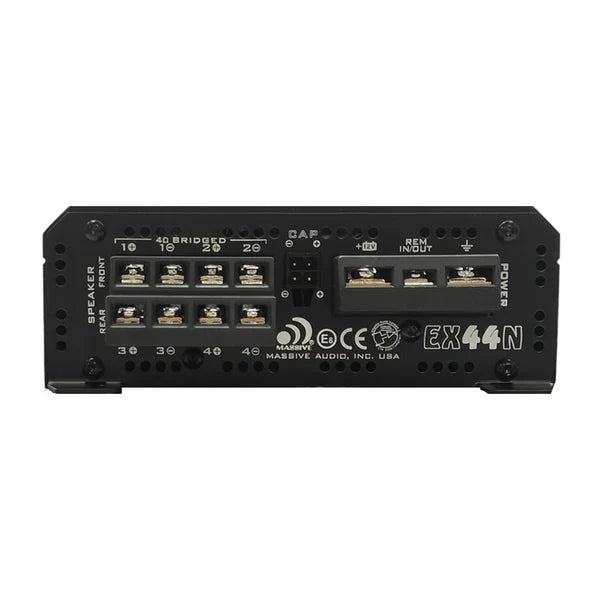 Massive audio EX44N - 100 Watts RMS x 4 @ 4 Ohm 4 Channel Amplifier