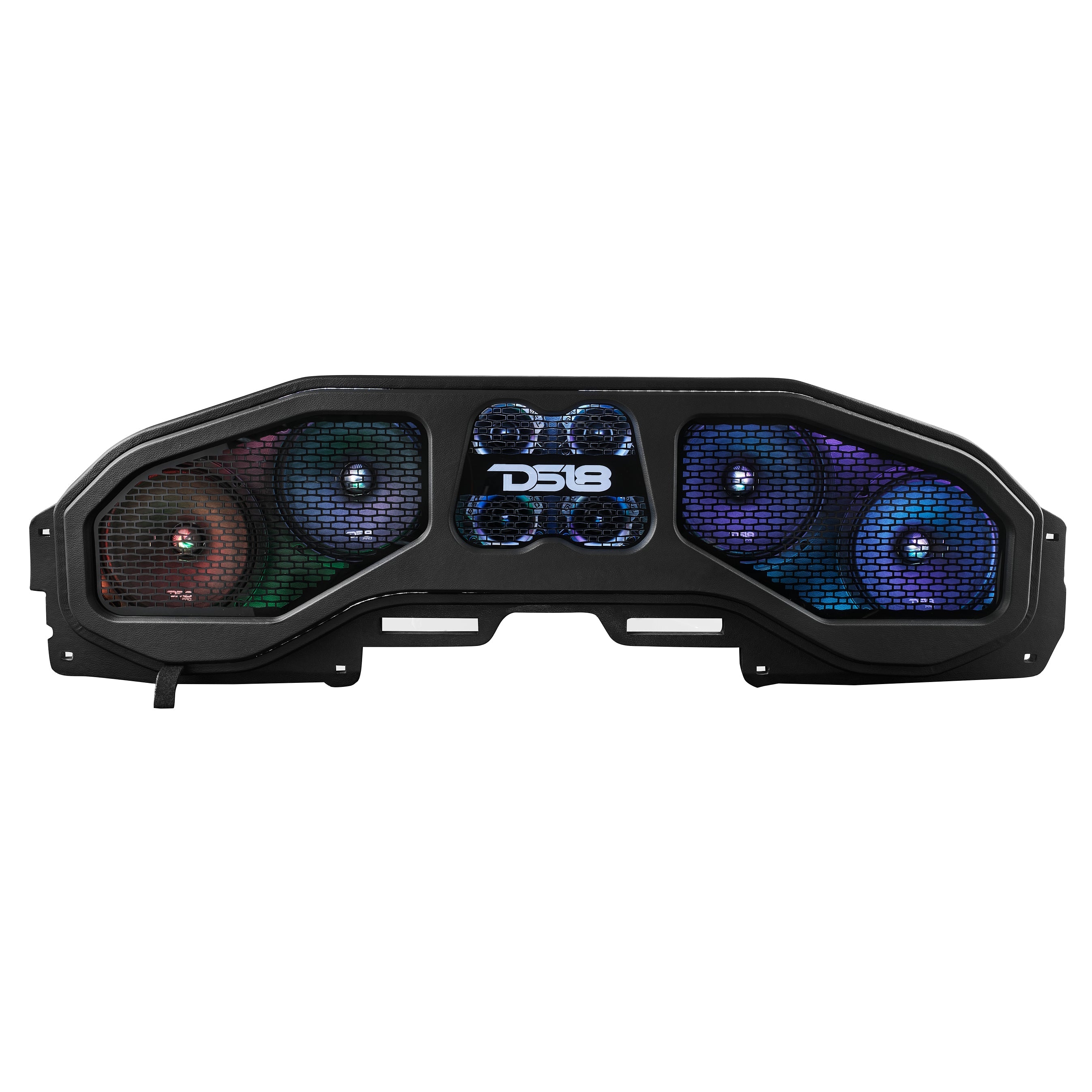 Ds18 Jeep JL, JT Overhead Sound Bar Package With Vinyl Finish and Dream LED Lights 4 x 8