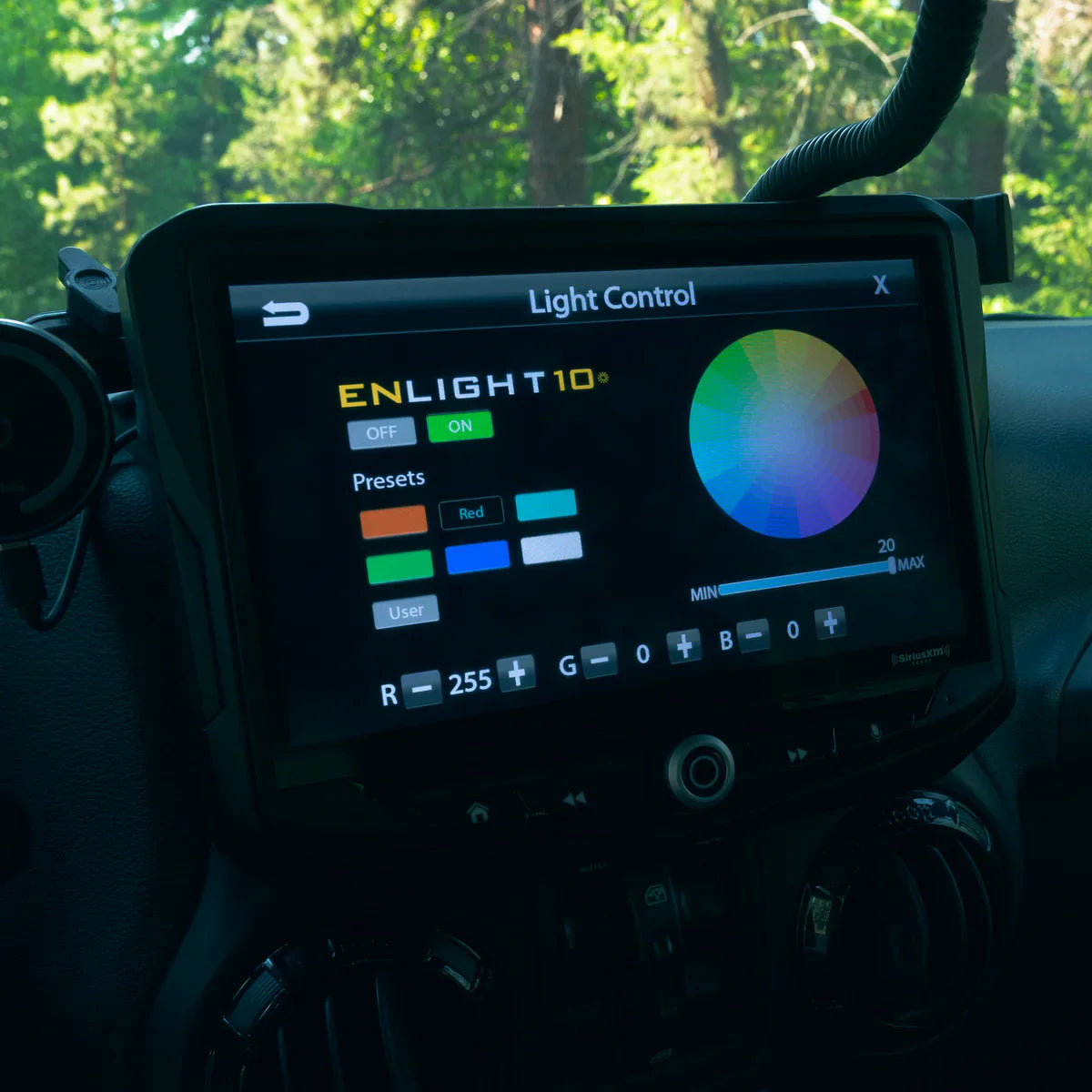 Stinger 4-Pc RGB Dynamic Rock Light Kit w/Bluetooth Remote & On/Off Switch - ENLIGHT10 App Compatible