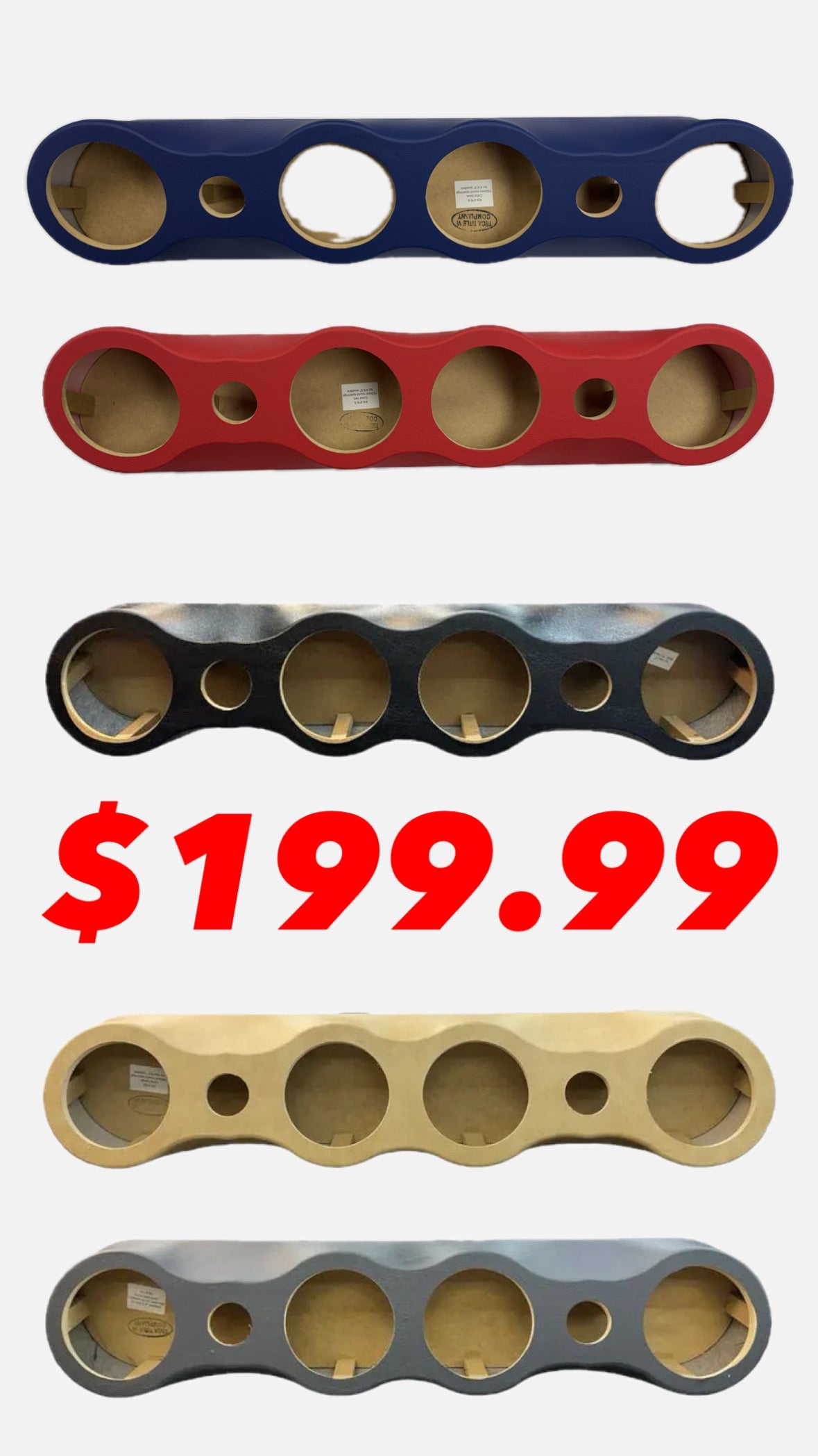 ROOF RACK Combo Red, Blue, Gray, Black, Beige Chevy. GMC, Ford or Ram Single Cab, EXT Cab and Crew Cab Truck