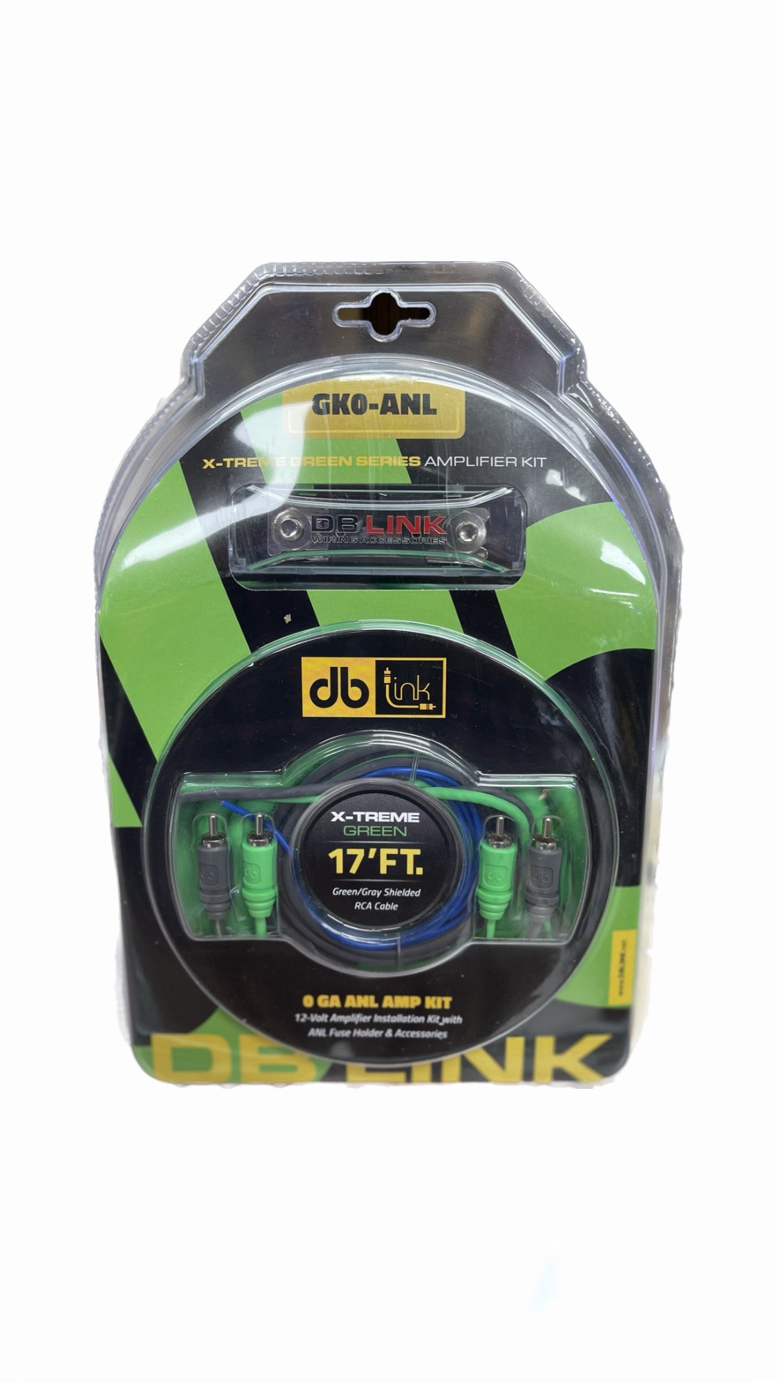 db drive GK0-ANL 0 Gauge X-TREME Green Series Amplifier Kit
