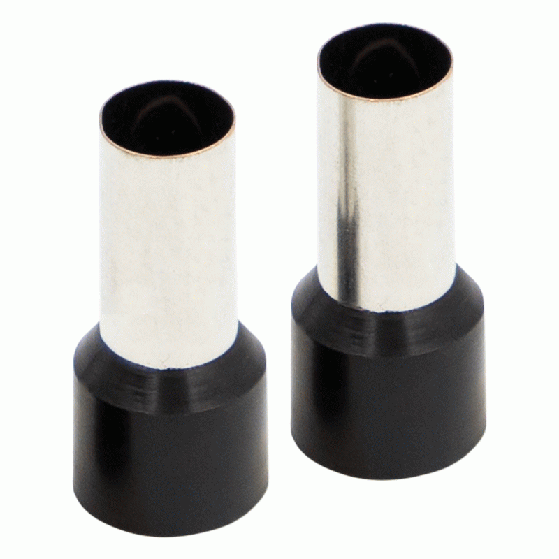 FRL10BK Ferrules - Black 1/0GA