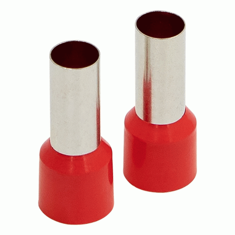 FRL4RD Ferrules - Red 4GA