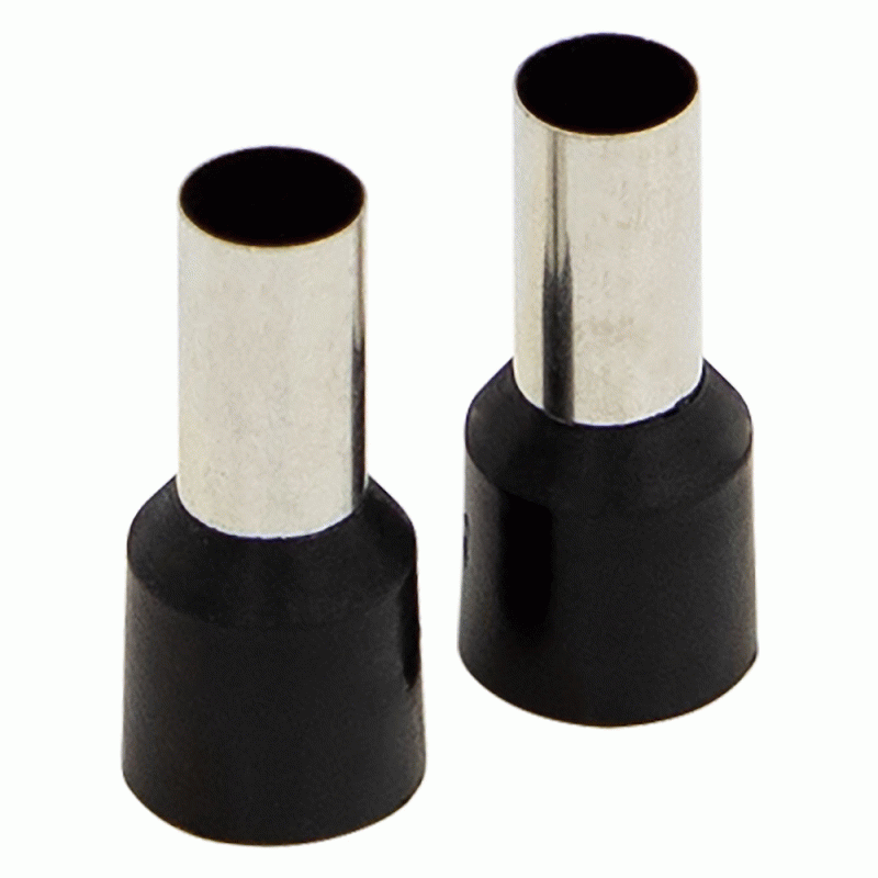 FRL8BK Ferrules - Black 8GA