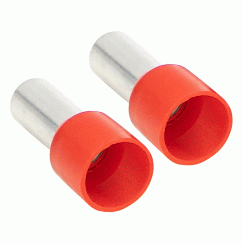 FRL8RD Ferrules - Red 8GA