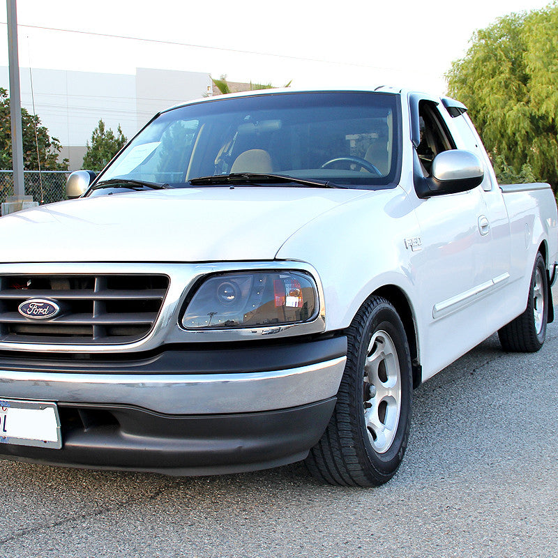 Spec-D 97-04 Ford Expedition F150 Headlights LED Strip Black