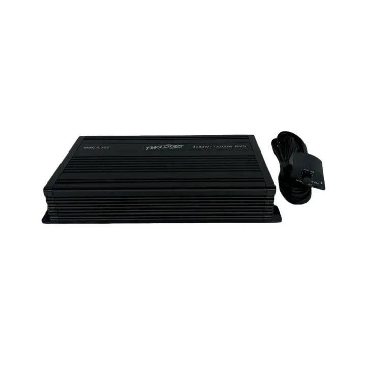 TWISTER AUDIO MEGA SERIES 5 CHANNEL 80W X 4RMS/CH, 300W RMS X 1 (M80.4.300)