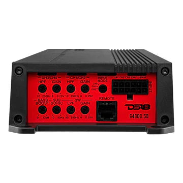 DS18 G4000.5D GEN-X 5-Channel Class D Amplifier 130 x 4 @ 4-Ohm + 900 x 1 @ 1-Ohm Watts Rms