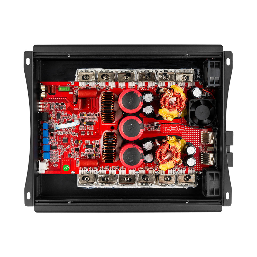 DS18 PRO 1-Channel Full-Range Class D Amplifier 5000 Watts Rms @ 2-Ohm