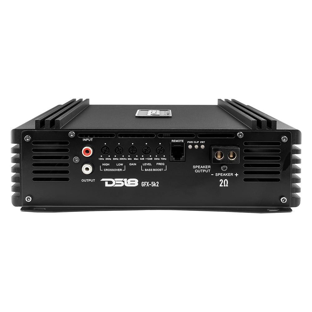 DS18 PRO 1-Channel Full-Range Class D Amplifier 5000 Watts Rms @ 2-Ohm