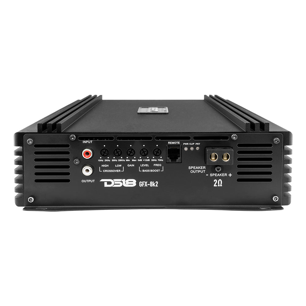 DS18 PRO 1-Channel Full-Range Class D Amplifier 8000 Watts Rms @ 2-Ohm