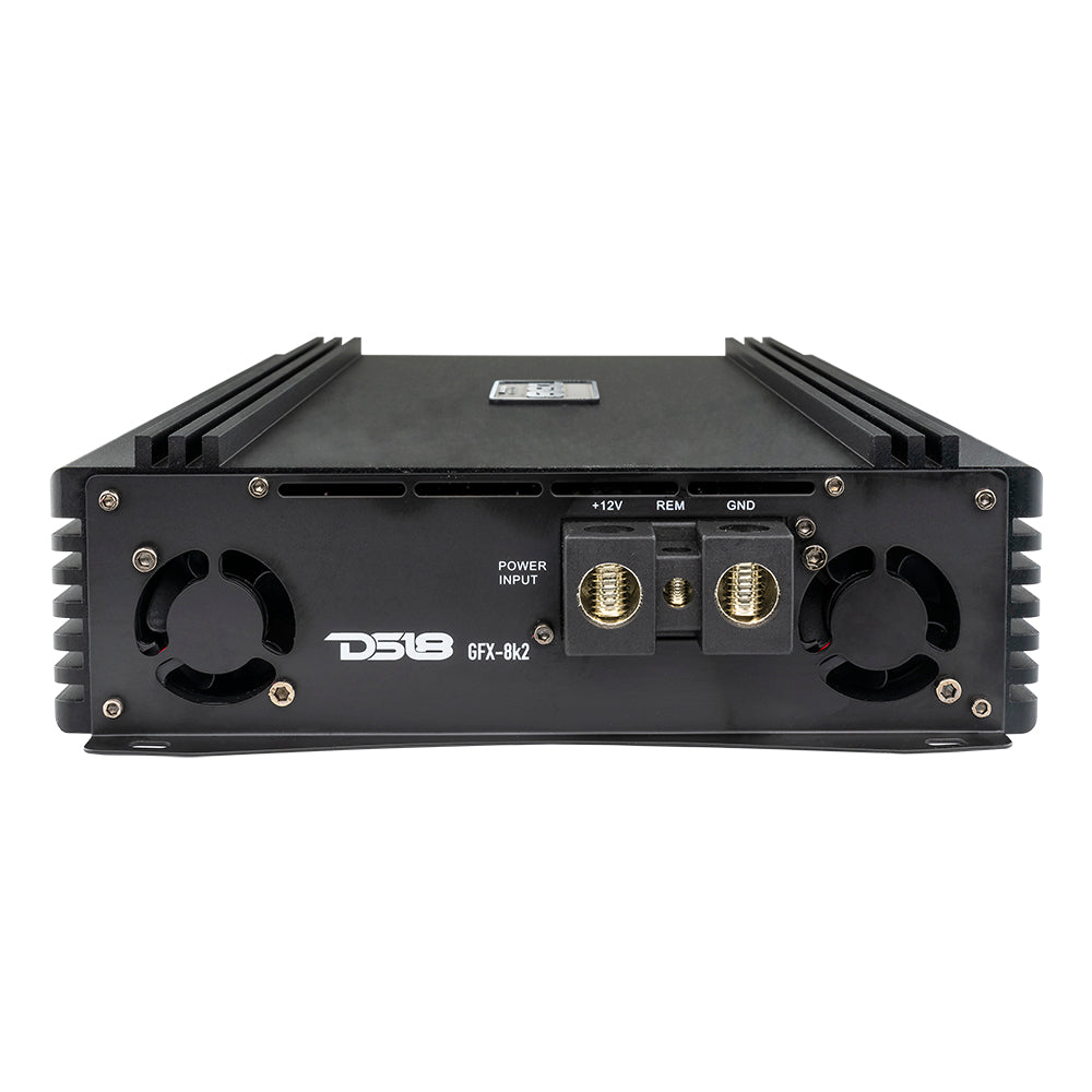 DS18 PRO 1-Channel Full-Range Class D Amplifier 8000 Watts Rms @ 2-Ohm