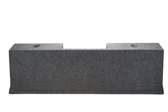1999-2006 Chevy Extended Cab 2-12'' Front Fire subwoofer box Carpeted