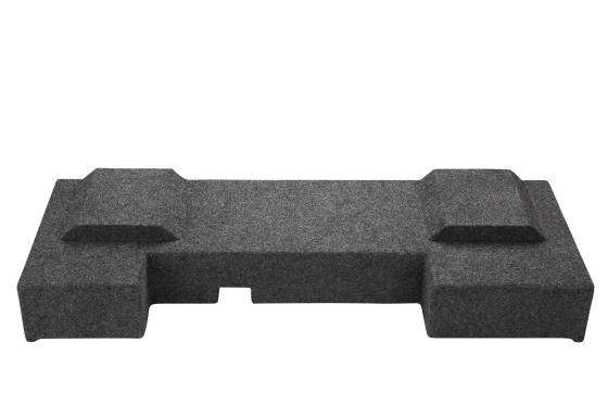 2001-2007 Chevy Crew Cab HD Downfire Sub Box 2X12 Carpeted