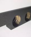 2001-2007 Chevy Crew Cab Non HD Rear Seat Sub Box 2x12 Poly