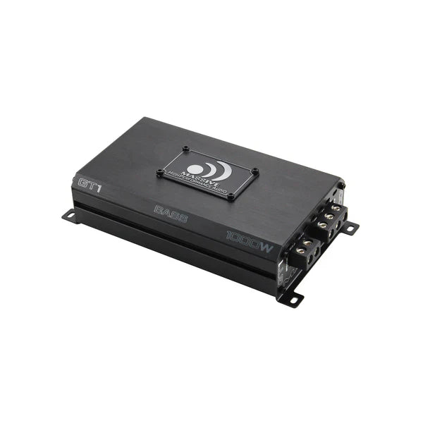 Massive audio GT1 - 520 Watt RMS @ 1 Ohm Mono Block GT Series Amplifier With Bass Remote