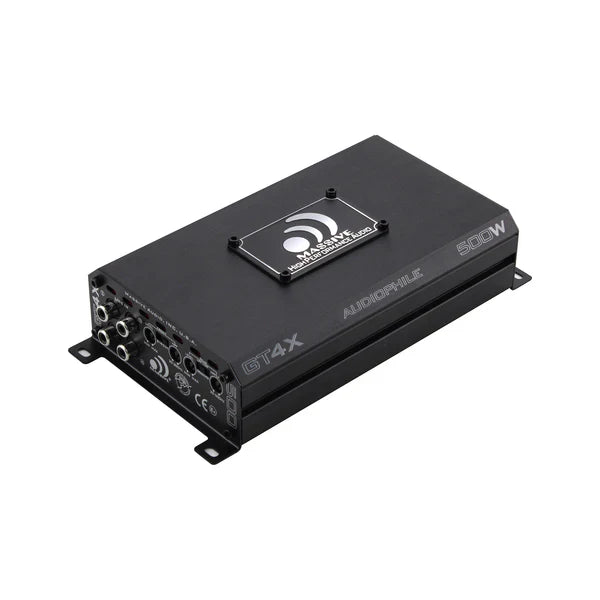 Massive audio GT4X - 120 Watts RMS x 4 @ 2 Ohm 4 Channel Amplifier