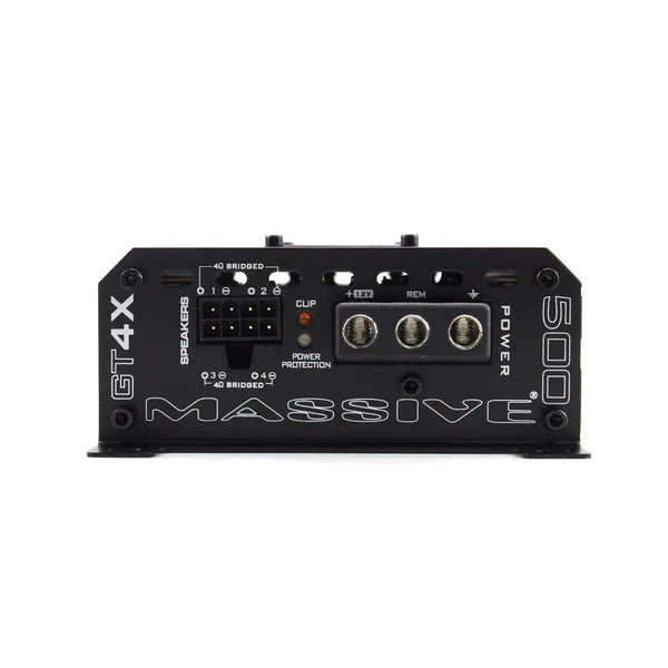 Massive audio GT4X - 120 Watts RMS x 4 @ 2 Ohm 4 Channel Amplifier