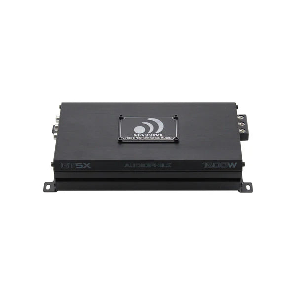 Massive audio GT5X - 115 Watts RMS x 4 @ 2 Ohm + 510 Watts @ 1 Ohm 5-CH Amplifier With Bass Remote