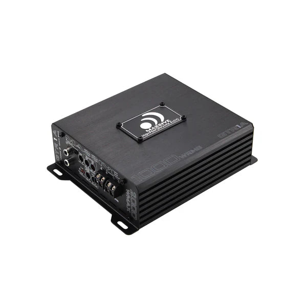 Massive audio GTR1A - 1060 Watt RMS @ 1 Ohm Mono Block GT Series Full Range Amplifier With Bass Remo