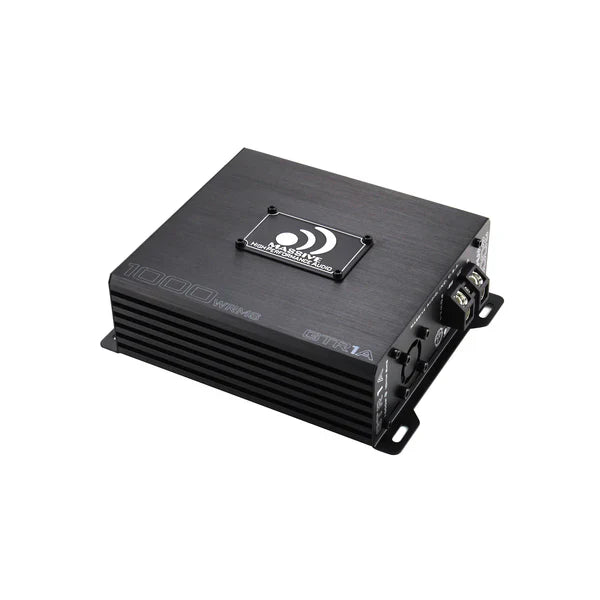 Massive audio GTR1A - 1060 Watt RMS @ 1 Ohm Mono Block GT Series Full Range Amplifier With Bass Remo