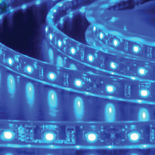 5050 Blue Light Strip - 5 Meter, 60 LED, Retail - H-B550