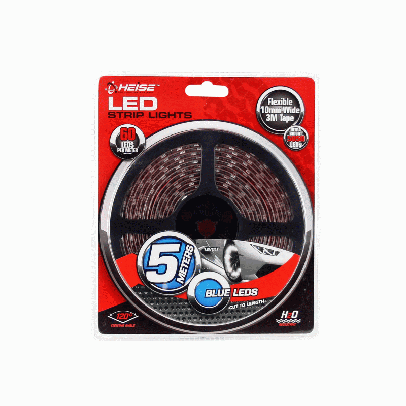 5050 Blue Light Strip - 5 Meter, 60 LED, Retail - H-B550