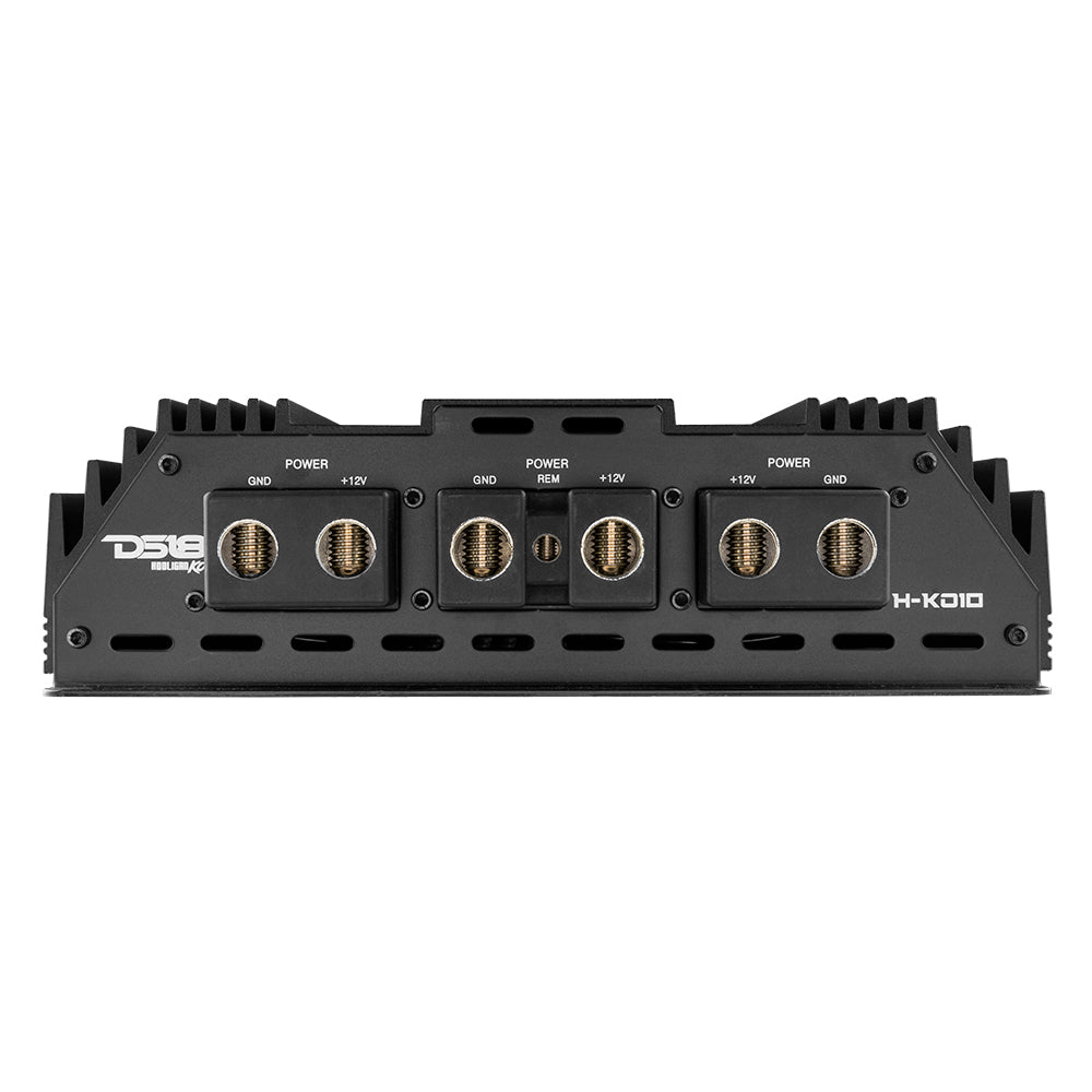 DS18 HOOLIGAN KO Black 1-Channel Amplifier with Voltmeter 10000 Watts Rms @ 1-Ohm Made In Korea