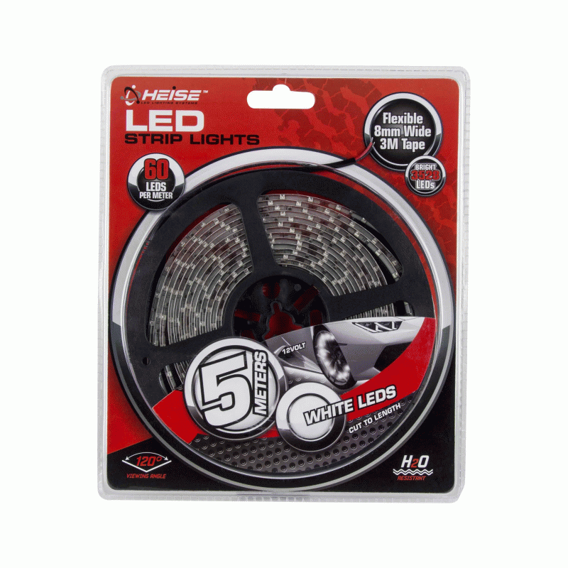3528 White Light Strip - 5 Meter, 60 LED, Retail