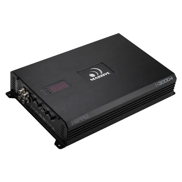 Massive audio H30004 - 500 Watts RMS x 4 @ 4 Ohm 4 Channel Amplifier