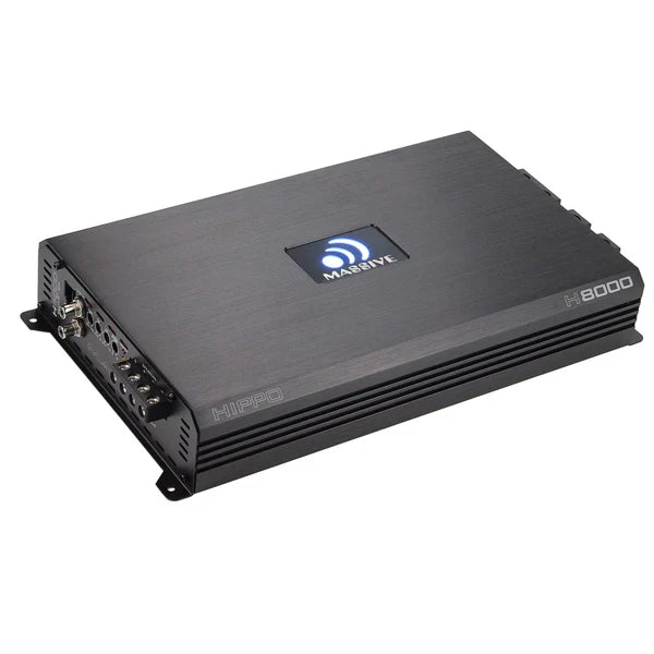 Massive audio H8000 - 8000 Watt RMS @ 1 Ohm Mono Block Hippo Series Amplifier