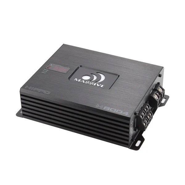 Massive audio H8004 - 125 Watts RMS x 4 @ 4 Ohm 4 Channel Amplifier