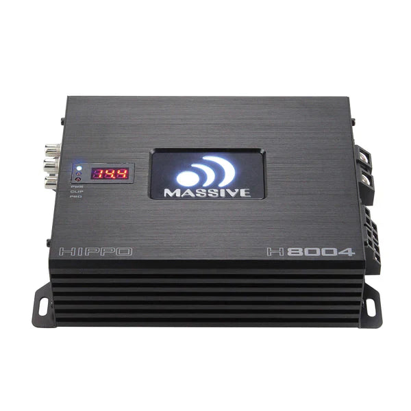 Massive audio H8004 - 125 Watts RMS x 4 @ 4 Ohm 4 Channel Amplifier