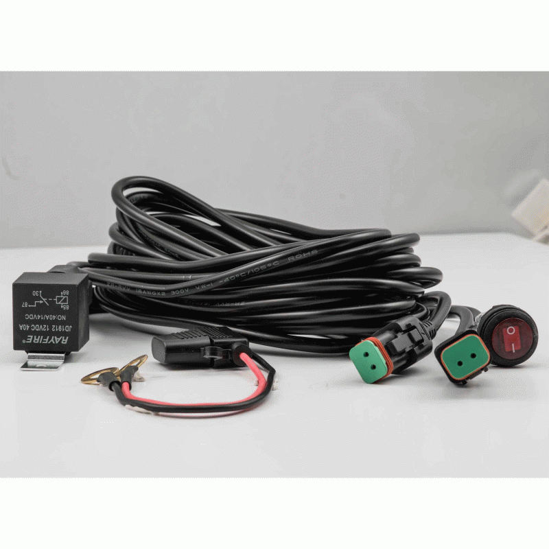 Wiring Harness and Switch Kit - 2 Lamp - HE-DLWH1
