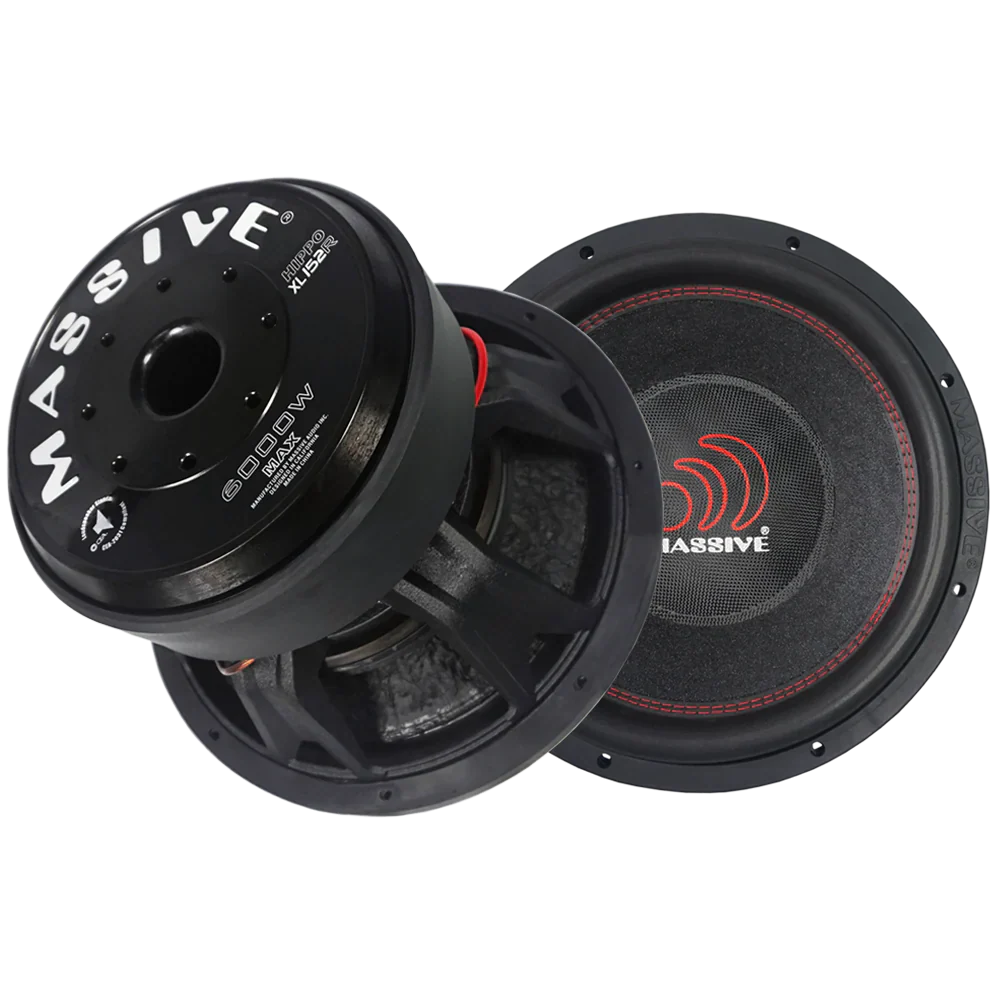Massive Audio HIPPOXL152R 15 inch 3000W Car Subwoofer