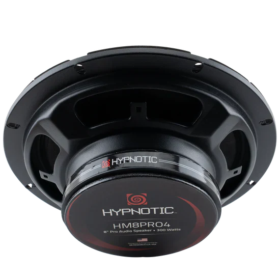 Hypnotic HM8PRO4 : 8in PRO Audio Midrange W/Phase Plug / 4 Ohm