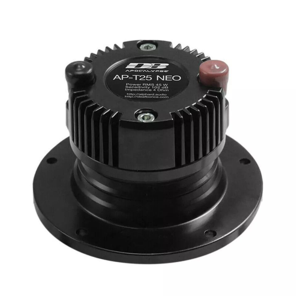 Deaf Bonce Apocalypse AP-T25 NEO V2 100W Max 4-Ohms Neodymium Bullet Tweeters