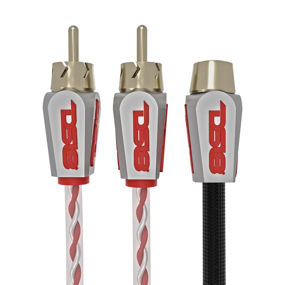Level 3 100% OFC RCA Y Connector 1 Female to 2 Male