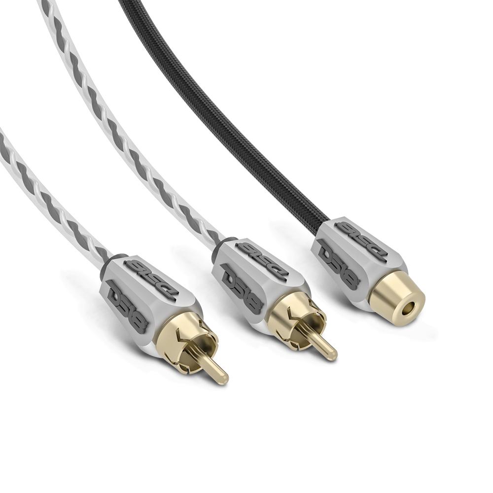 Level 3 100% OFC RCA Y Connector  2 Female to 1 Male