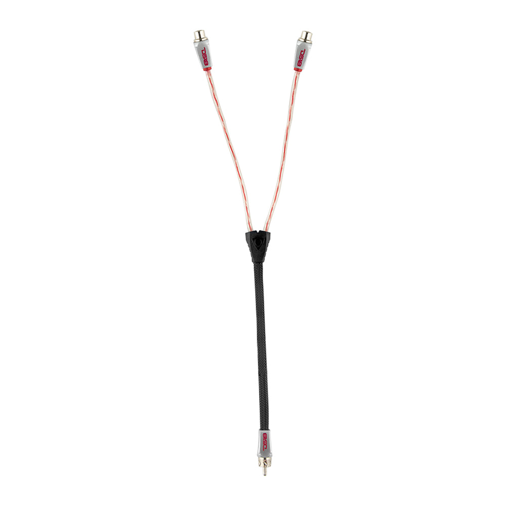Level 3 100% OFC RCA Y Connector  2 Female to 1 Male