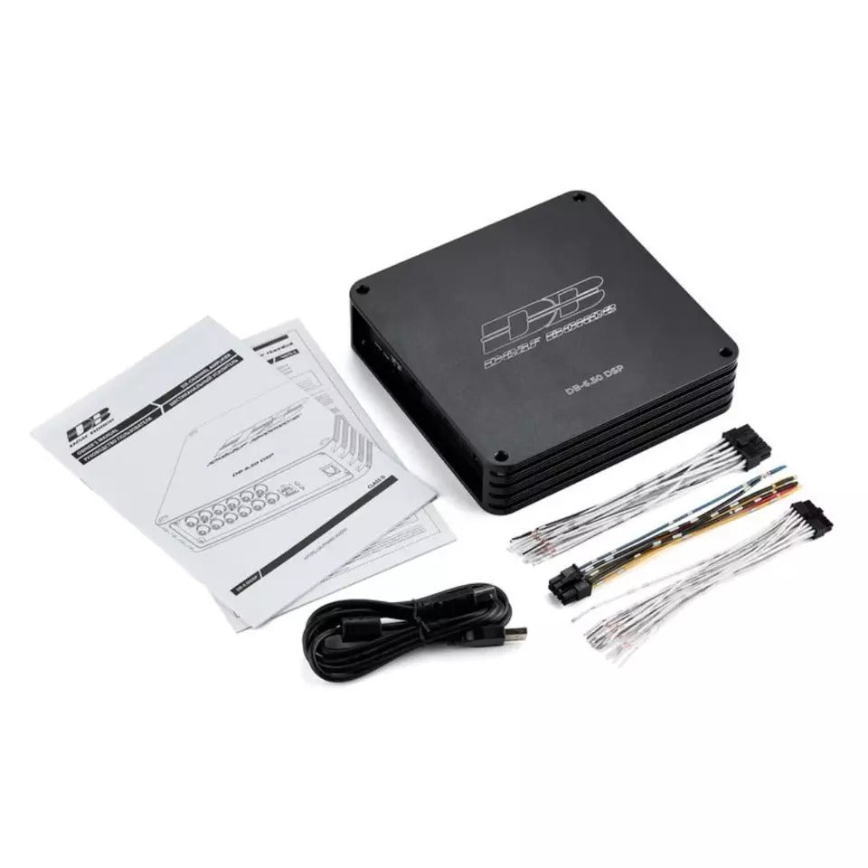 Deaf Bonce DB-6.50 DSP 6-Channel 50W RMS x 6 @4-Ohm Class-AB Processor Amplifier