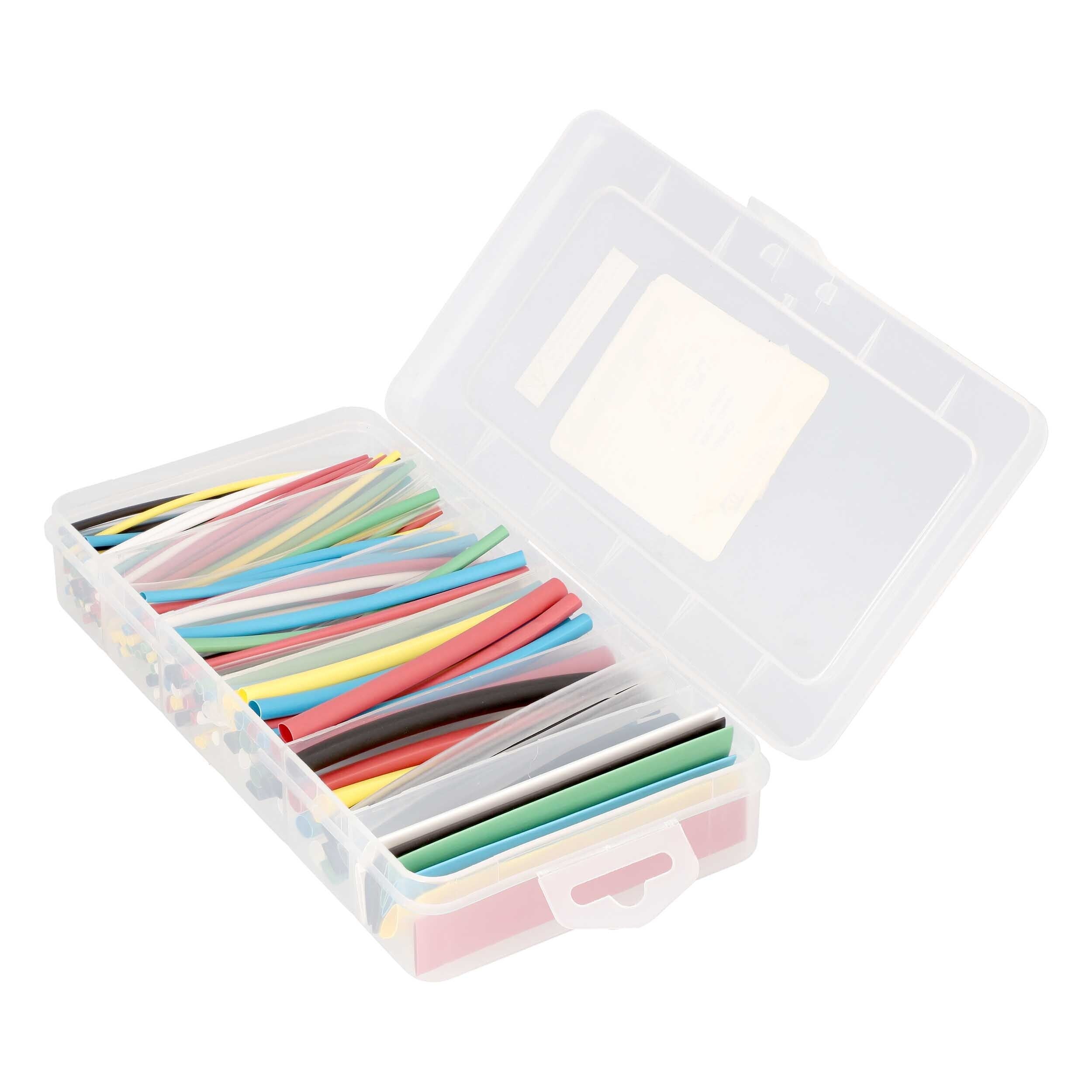 Install bay IBHST160C Heat Shrink Tubing Kit - 160 Pc 4 in 2:1 - Assorted Colors