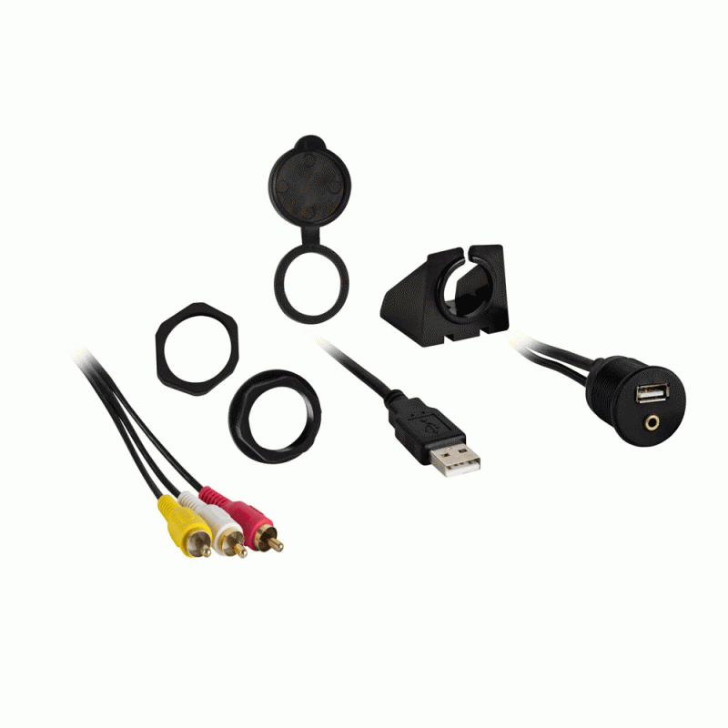 IBR75 USB / 3.5MM Video to RCA Pass Through Ext